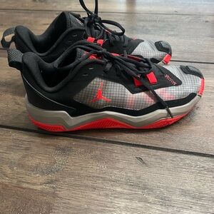 Nike Black and Red Sneakers